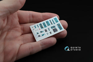 Quinta Studio QD72016 MiG-31BM 3D-Printed &amp;amp; coloured Interior on decal paper (for Trumpeter kit) 1/72 – zdjęcie 3