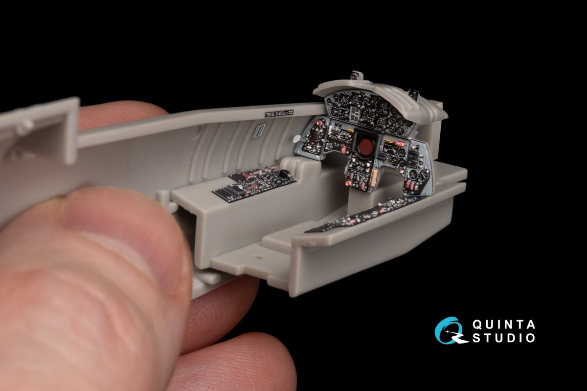 Quinta Studio QD48151 F-104S-ASA 3D-Printed &amp;amp; coloured Interior on decal paper (Hasegawa) 1/48 – imagen 3