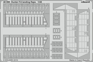 Eduard 48990 Hunter F.6 landing flaps 1/48 AIRFIX