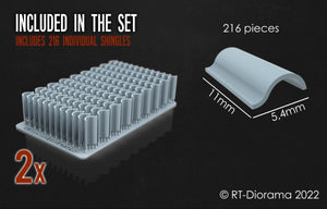RT-Diorama 35646 Shingles [Type 1] 216 pieces 1/35 – imagen 2
