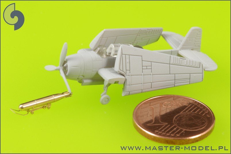 Master SM-350-072 USN Airborne torpedoes Mark 13 (22.4in) with trolleys - early type (10 pcs) – Bild 5