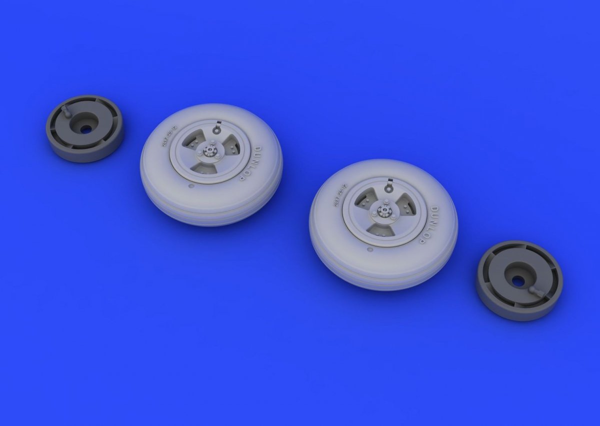 Eduard 648218 Spitfire Mk. XVI wheels - 3 spoke 1/48 (EDUARD) – Bild 4