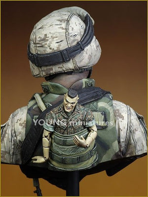 Young Miniatures YM1816 USMC Fallujah Iraq 2004 1/10 – imagen 6