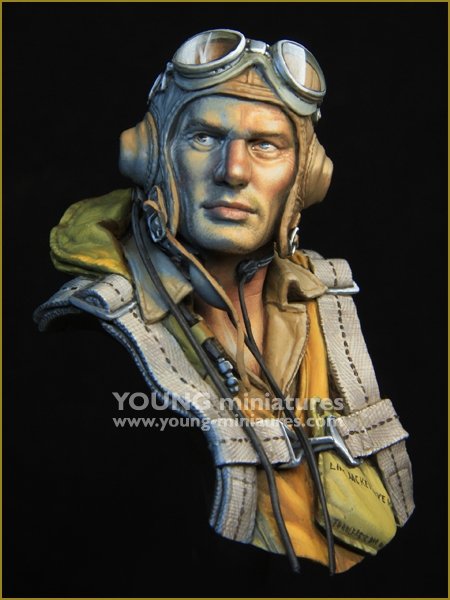 Young Miniatures YM1890 The Battle of Midway US Navy Pilot 1942 1/10 – Bild 2