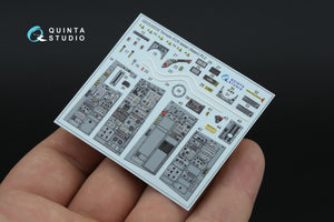 Quinta Studio QD+32232 Tornado ECR Italian 3D-Printed &amp;amp; coloured Interior on decal paper (Italeri) (with 3D-printed resin parts) 1/32 – immagine 7