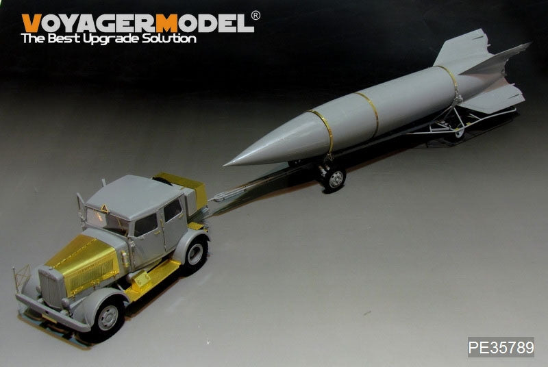 Voyager Model PE35789 WWII Hanomag SS100 Military Car w/V2 Rocket Transporter For TAKOM 2110 1/35 – imagen 3
