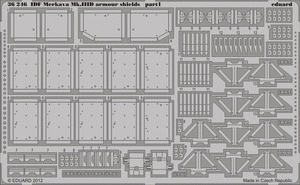 Eduard 36246 IDF Merkava Mk. IIID armour shields 1/35 Meng
