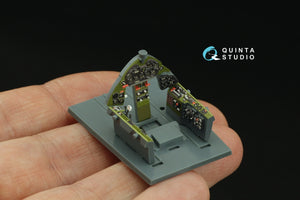 Quinta Studio QD48427 F6F-5 Hellcat 3D-Printed coloured Interior on decal paper (Eduard) 1/48 – zdjęcie 9