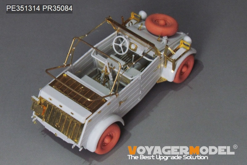 Voyager Model PE351314 WWII German Kubelwagen Type 82 Africa Troop Version Upgrade Set For MENG VS-015 1/35 – Bild 4