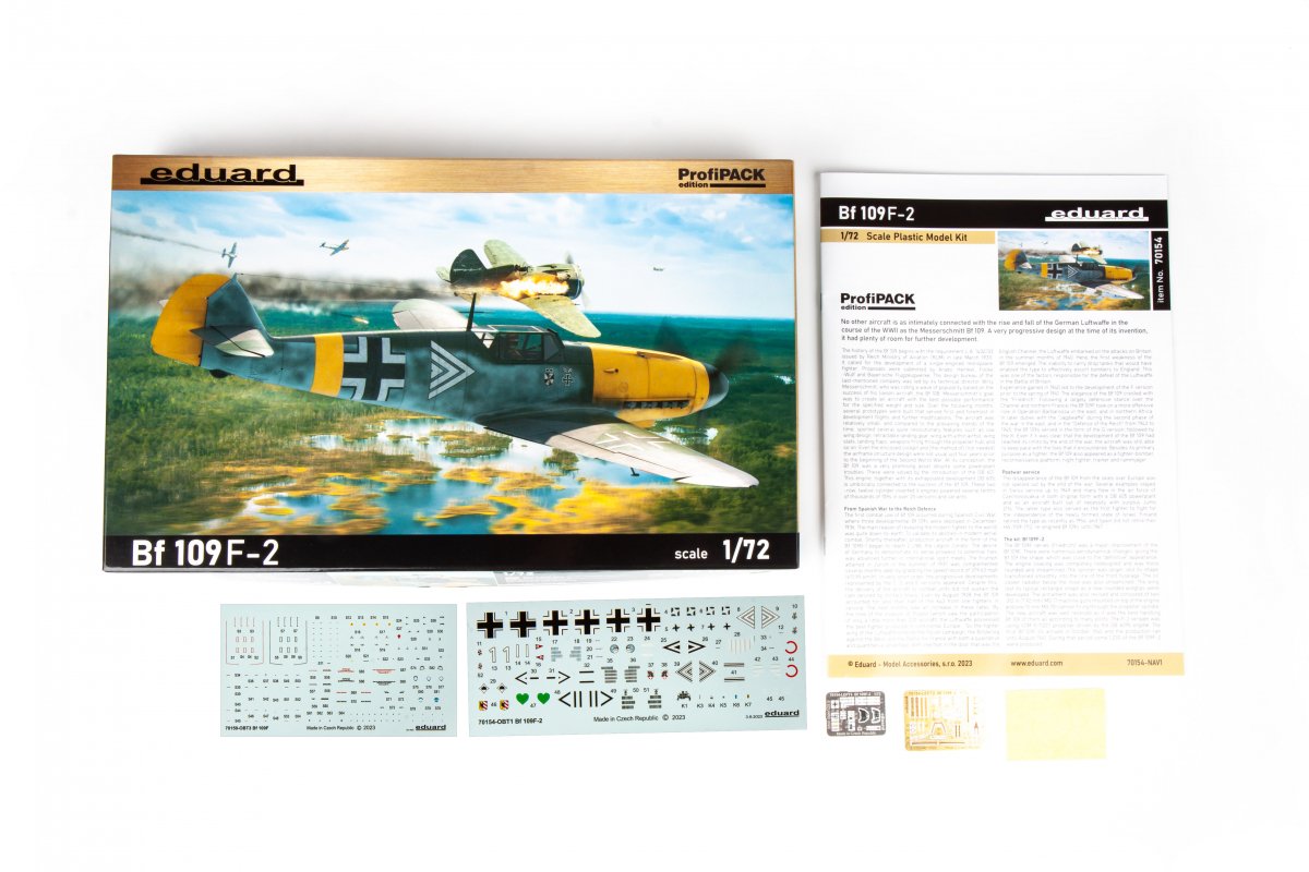 Eduard 70154 Bf 109F-2 ProfiPACK 1/72 – immagine 3