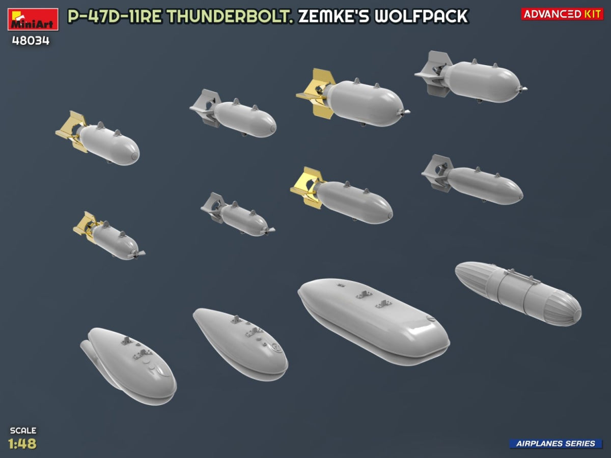 MiniArt 48034 P-47D-11RE Thunderbolt. Zemke&amp;#39;s Wolfpack. Advanced Kit 1/48 – image 16