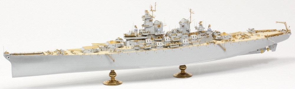 Pontos 37034FN USS BB-63 Missouri 1945 « Advanced » Detail Up Set pour maquette Hobbyboss (pont en bois couleur teck) 1/350 – image 3
