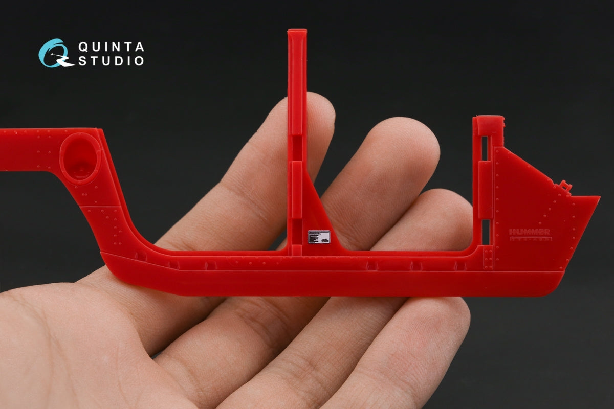Quinta Studio QD24004 Hummer H1 3D-Printed &amp;amp; colored Interior on decal paper (MENG) 1/24 – image 11