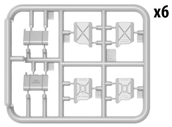 MiniArt 35588 German Jerry Can Set WWII 1/35 – immagine 5
