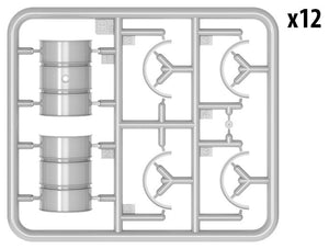 MiniArt 35597 GERMAN 200L FUEL DRUMS WW2 1/35 – Bild 6
