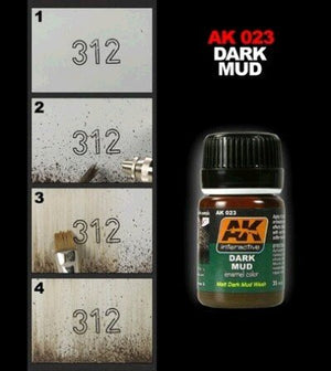 AK Interactive AK023 Dark Mud Effect 35ml – image 2