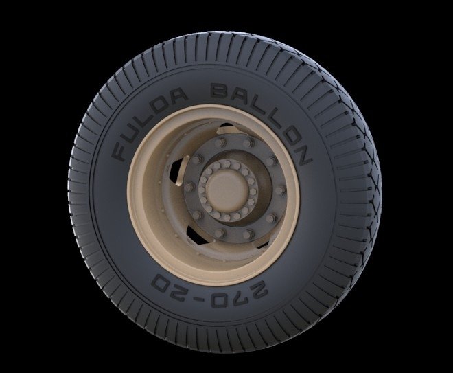 Panzer Art RE35-244 Road wheels for Mercedes 4500 (early pattern) 1/35 – immagine 2
