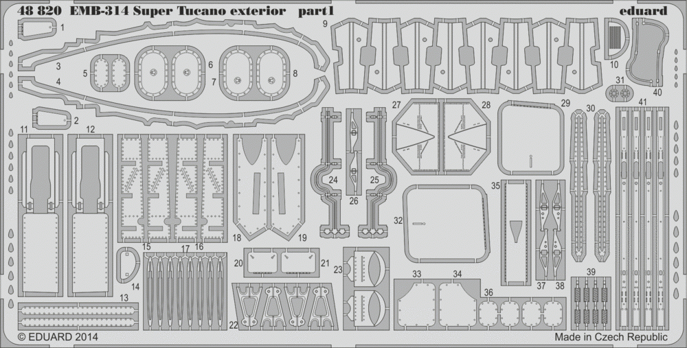 Eduard 48820 EMB-314 Super Tucano exterior HOBBY BOSS 1/48 – image 2