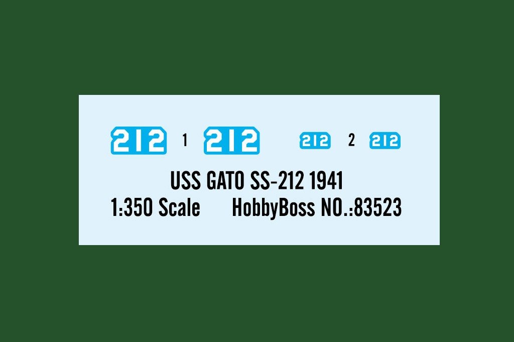 Hobby Boss 83523 USS GATO SS-212 1941 1/350 – Bild 2