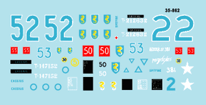 Star Decals 35-862 27th Armored Brigade #3 1/35 – image 2