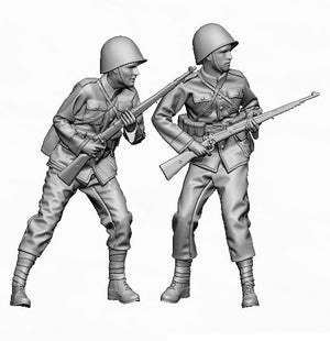 Glowel Miniatures 35041 Polish infantry combat poses 1/35 – immagine 2