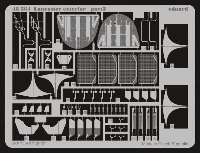 Eduard 48564 Lancaster exterior 1/48 (TAMIYA) – immagine 3