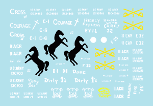Star Decals 35-933 11th Cavalry in Vietnam and Cambodia 1 1/35 – imagen 2