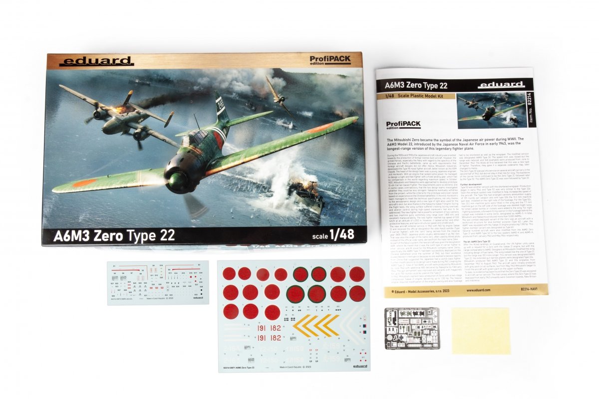 Eduard 82214 A6M3 Zero Type 22 Profipack 1/48 – immagine 3