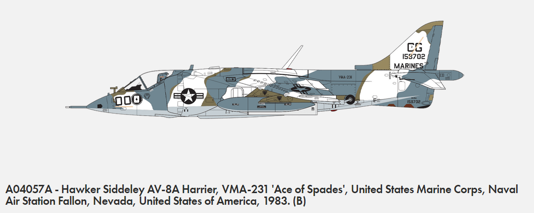 Airfix 04057A Hawker Siddeley Harrier GR.1/AV-8A 1/72 – imagen 3