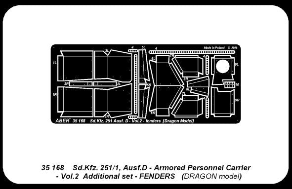 Aber 35168 Sd.Kfz.251/1 ausf.D cz.2 blotniki (DRA) 1/35 – imagen 4