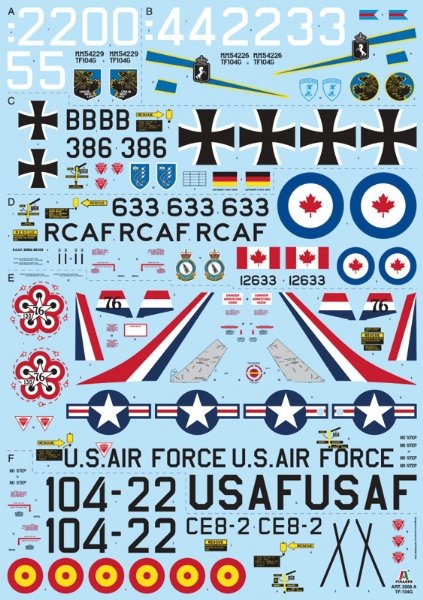 Italeri 2509 TF-104 G Starfighter 1/32 – image 5