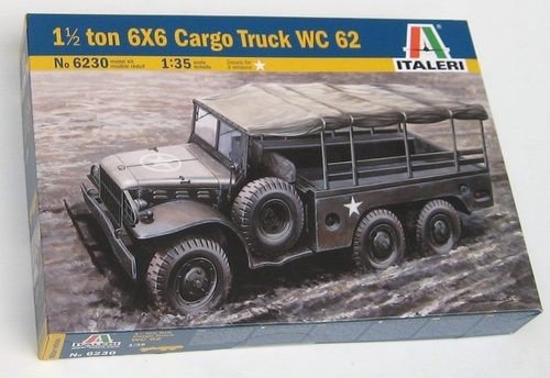 Italeri 6230 Camion cargo 1/2 tonne 6x6 WC62 (1/35) 
