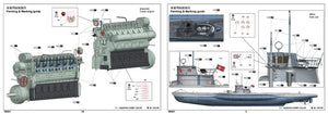 Trumpeter 06801 DKM U-Boat Type VIIC U-552 1/48 – immagine 9
