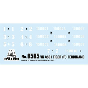 Italeri 6565 VK 4501 (P) TIGER FERDINAND 1/35 – image 2