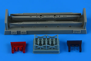 Aires 4923 F-5F/N Tiger II pylons &amp;amp; missile launchers AFV Club 1/48