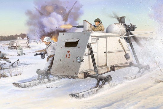 Trumpeter 02321 Soviet NKL-26 Armored Aerosan (1/35)