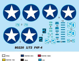 Hobby Boss 80220 F4F-4 Wildcat 1/72 – Bild 3