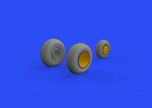 Eduard 648782 P-38J wheels TAMIYA 1/48 – immagine 3