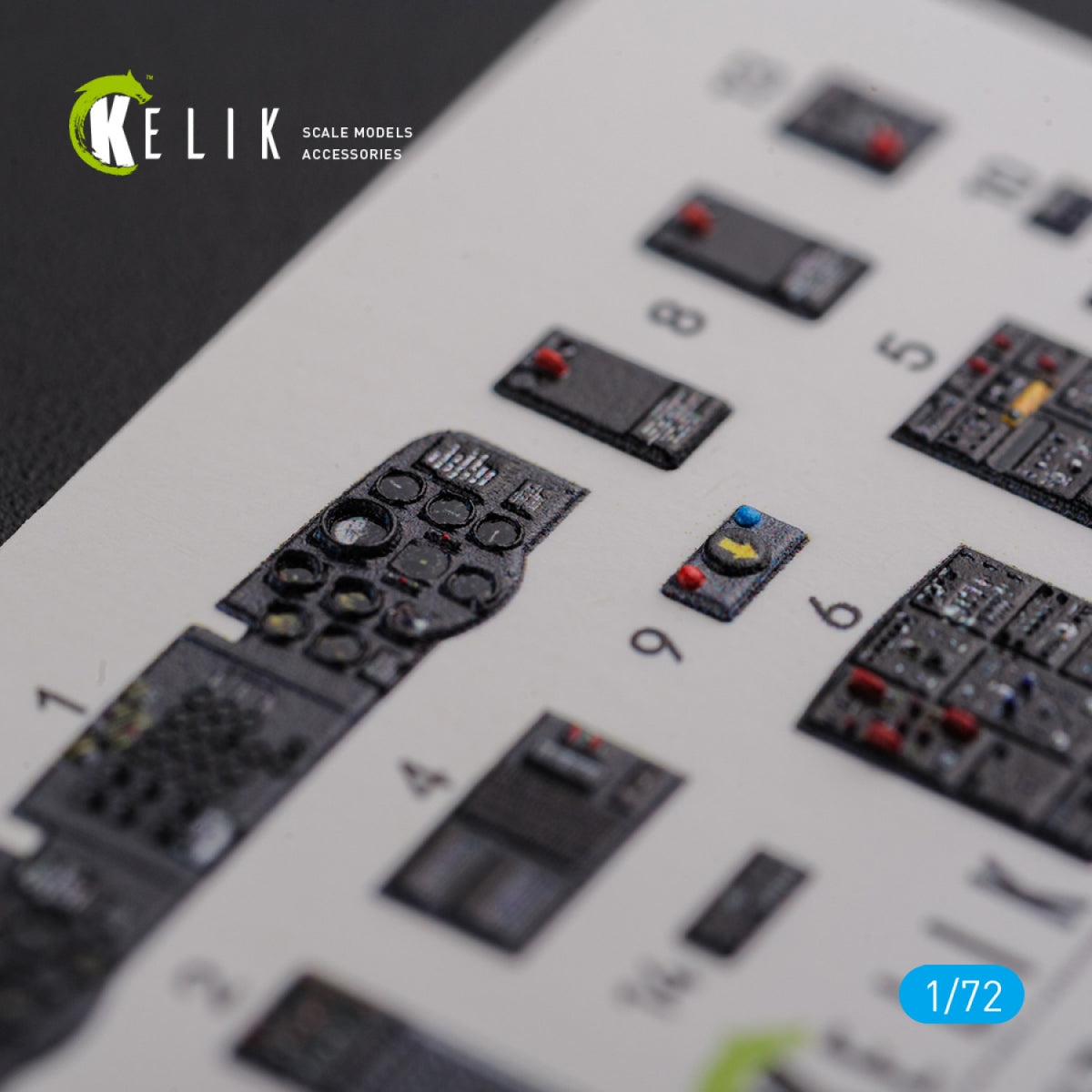 KELIK K72103 CH-47A interior 3D decals for Trumpeter kit 1/72 – imagen 5