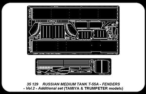 Aber 35129 Blotniki do radzieckiego czolgu sredniego T-55A cz.2 zestaw dodatkowy (TAM,TRU) 1/35 – immagine 4