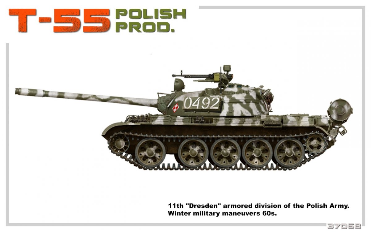MiniArt 37068 T-55 POLISH PRODUCTION 1/35 – Bild 2