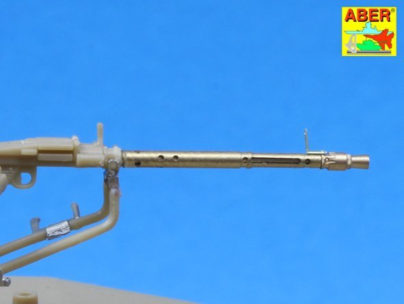 Aber 35L-098 Set of 2 barrels for German tank machine gun MG 34 with Panzermantel 1/35 – immagine 4