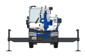 Hasegawa 66110 Tadano Rough Terrain Crane GR-130NL/N CREVO Mini G4 &amp;quot;H-Type Outrigger&amp;quot; 1/35 – image 6