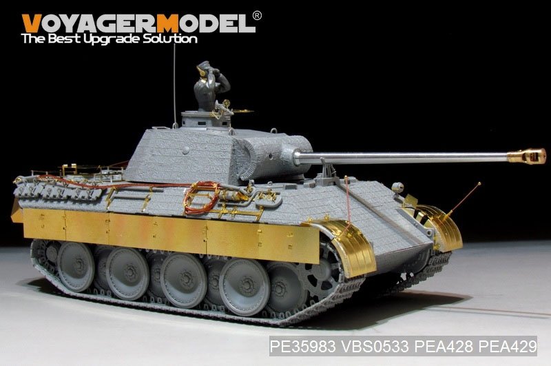 Voyager Model PE35983 WWII German Panther D Tank Late version Basic For TAKOM 2104 1/35 – image 4