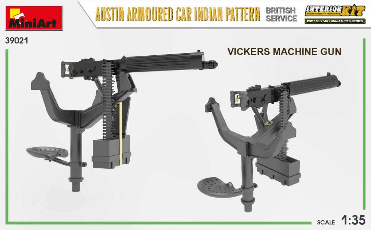 Miniart 39021 AUSTIN ARMOURED CAR INDIAN PATTERN. BRITISH SERVICE. INTERIOR KIT 1/35 – Bild 11