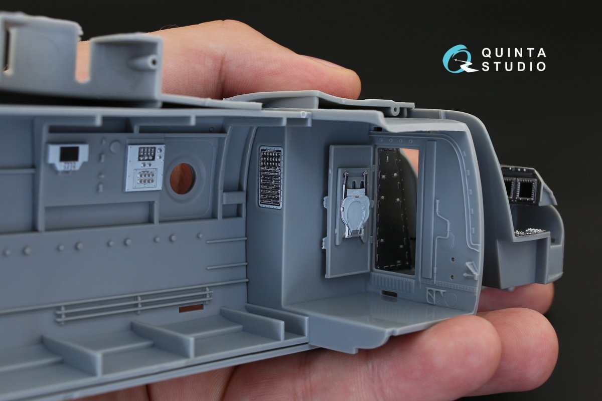 Quinta Studio QD48182 MV-22 Osprey 3D-Printed &amp;amp; coloured Interior on decal paper (for HobbyBoss kit) 1/48 – immagine 7