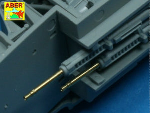 Aber A32008 Set of 4 barrels for German Oerlikon 20mm aircraft machine guns MG FF with sights 1/32 – Bild 3