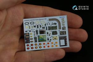 Quinta Studio QD35043 HUMVEE Family 3D-Printed &amp;amp; coloured Interior on decal paper ( Bronco ) 1/35 – immagine 10