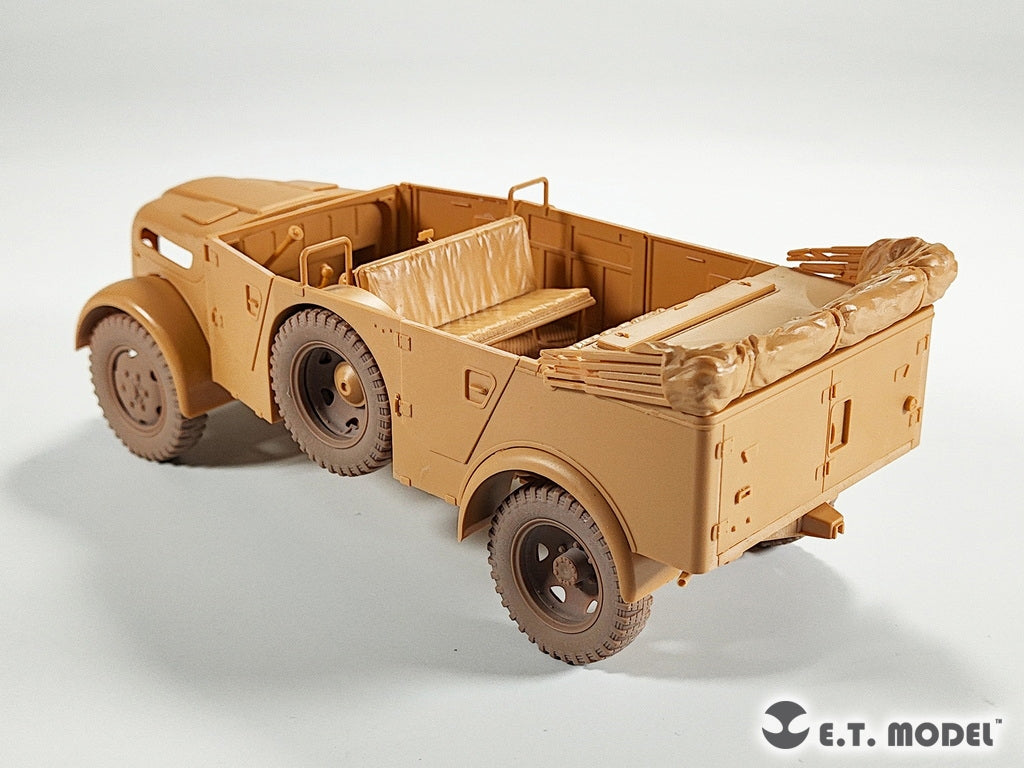 E.T. Model P35-137 WWII German Steyr Type1500A/1500A-1 Sagged wheels For TAMIYA Kit 1/35 – immagine 7