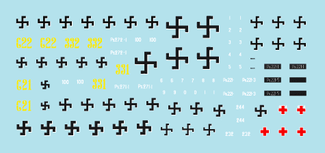 Star Decals 72-A1005 Finnish Tanks in WW2 # 1. KV-1 m/1942, KV-1E, ISU-152, PzKpfw IV Ausf J, T-37A and T-38 1/72 – immagine 3